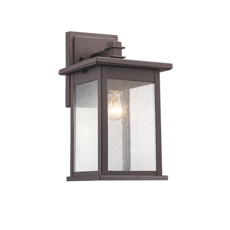 Supershine 14 in. Lighting Tristan Transitional 1 Light Rubbed Bronze Outdoor Wall Sconce - Oil Rubbed Bronze SU2542777